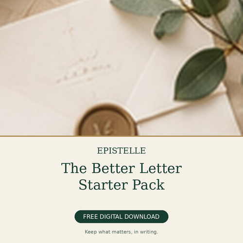 Epistelle Better Letter Starter Pack digital download cover